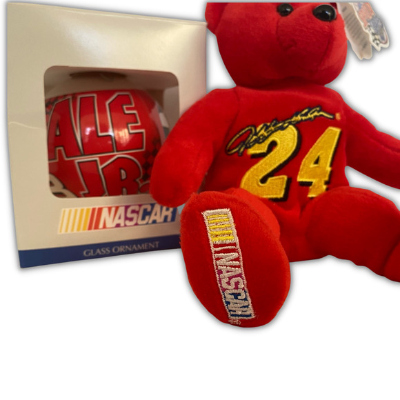 Dale Earnhardt Jr NASCAR Ornament and Plush Bundle Christmas 2021 TY Baby style - Picture 4 of 11